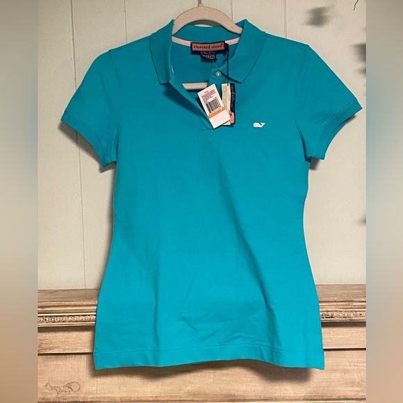 Vineyard Vines Tops - NWT Vineyard Vines Polo Shirt - Teal, Small